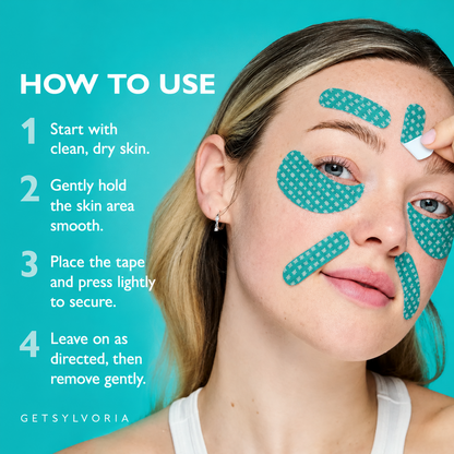 🔥 Getsylvoria Peptide-Infused Face & Eye Firming Tape