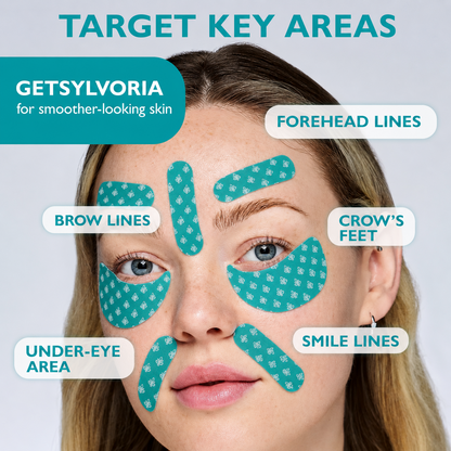 🔥 Getsylvoria Peptide-Infused Face & Eye Firming Tape