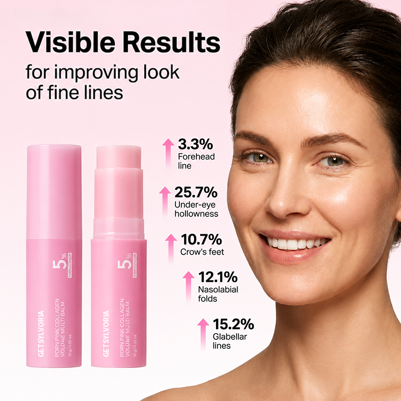 Pink Collagen Plumping Multi Balm – Firm, Smooth & Youthful Skin