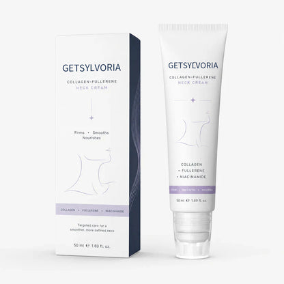 Getsylvoria™ 5-Roller Neck Firming Cream – Collagen & Hyaluronic Acid for Smoother, Tighter-Looking Neck Skin