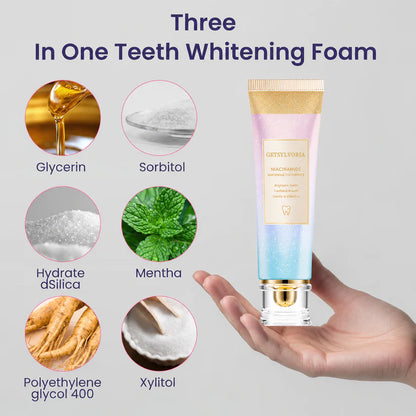 Getsylvoria Triple Fluoride-Free Whitening Niacinamide Toothpaste