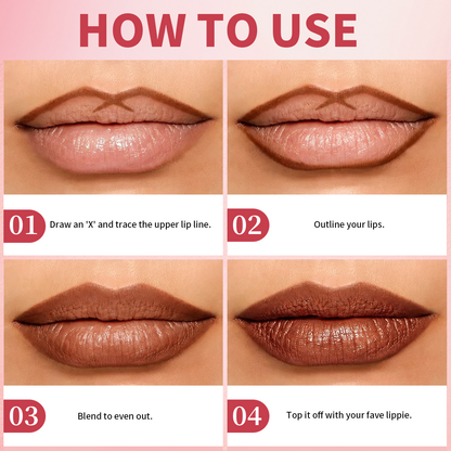 Last Day Buy 1 Get 1 Free Easy Glide Lip Liner — Creamy, Blendable Color with Smooth Application, Summervibes