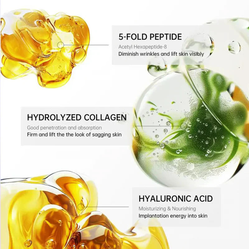 Getsylvoria™ 5-Roller Neck Firming Cream – Collagen & Hyaluronic Acid for Smoother, Tighter-Looking Neck Skin